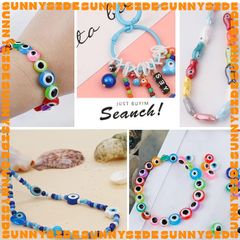 02 Hạt Charm Mắt Quỷ Evil Eye Gốm 10mm Hạt Xỏ Mắt Quỷ Evil Eye Đủ Màu Làm Phụ Kiện Trang Sức Handmade DIY