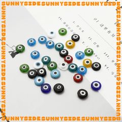 5 Hạt Charm Mắt Quỷ Evil Eye Thủy Tinh Hạt Xỏ Mắt Quỷ Evil Eye Đủ Màu Làm Phụ Kiện Trang Sức Handmade DIY
