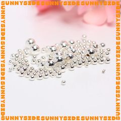 Gói 20 Bi Trơn Mạ Vàng 18K Cao Cấp Làm Trang Sức Handmade DIY
