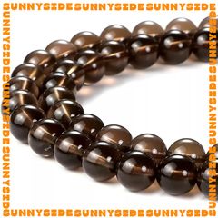 1 Hạt Đá Thach Anh Khói Smoky Quartz 7A Tự Nhiên 100% Dùng Làm Trang Sức Thủ Công Mix Chuỗi Hạt Xỏ Vòng Tay