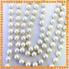 Gói 20 Bi Trơn Mạ Vàng 18K Cao Cấp Làm Trang Sức Handmade DIY