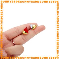 Khoá Nam Châm Mini Hình Trái Tim Nhiều Màu Sắc Dùng Làm Trang Sức Vòng Cổ/Vòng Tay Handmade DIY