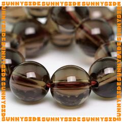 1 Hạt Đá Thach Anh Khói Smoky Quartz 7A Tự Nhiên 100% Dùng Làm Trang Sức Thủ Công Mix Chuỗi Hạt Xỏ Vòng Tay
