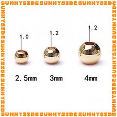 Gói 20 Bi Trơn Mạ Vàng 18K Cao Cấp Làm Trang Sức Handmade DIY