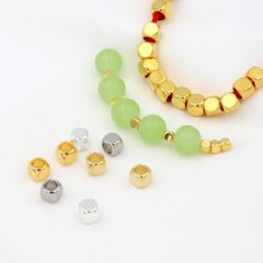 Gói 20 Charm Vuông Trơn Mạ Vàng 18K Cao Cấp Làm Trang Sức Handmade DIY