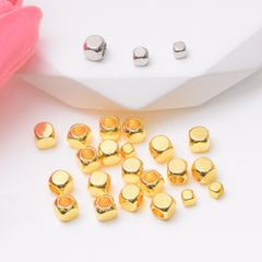 Gói 20 Charm Vuông Trơn Mạ Vàng 18K Cao Cấp Làm Trang Sức Handmade DIY