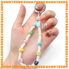 02 Hạt Charm Vuông Gốm Hạt Gốm Vuông Làm Vòng Đeo Tay Mặt Dây Chuyền Phụ Kiện Trang Sức