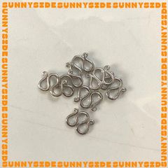 [1 Đầu Kín] 02 Móc Khoá Chữ M Đầu Nối Dây Chuyền Hình Chữ M Mạ Vàng 14K Cao Cấp Làm Trang Sức Handmade DIY