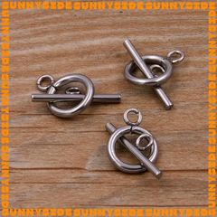 Bộ 2 Khoá OT Thép Không Gỉ Khoá Vòng Tay Khoá Dây Chuyền Làm Trang Sức Handmade DIY