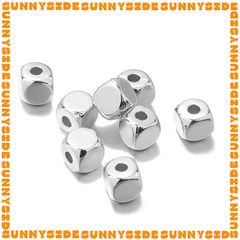 Gói 100/200 Hạt Cườm Nhựa CCB Hình Vuông Xỏ Vòng Làm Trang Sức Handmade DIY