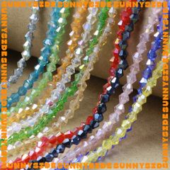 Gói 85 Viên Pha Lê Hình Thoi 4mm Loại 1 Dùng Đính Kết Làm Phụ Kiện Trang Sức Handmade DIY