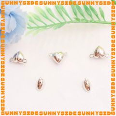 Móc Khoá Nam Châm Mini Hình Trái Tim Mạ Vàng 14K Cao Cấp Làm Trang Sức Handmade DIY