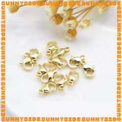 2 Cái Khoá Càng Cua Kèm Khoen Mini Inox Thép Không Gỉ 304 Cao Cấp 10mm Kèm Khoen Tròn Làm Trang Sức Handmade DIY