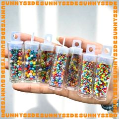 Lọ 10gram HẠT CƯỜM PRECIOSA Cao Cấp Séc Nhiều Màu Độc Đáo Làm Trang Sức Cườm Handmade DIY