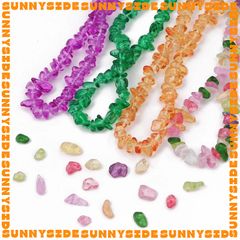50 Viên Sỏi Thuỷ Tinh Phụ Kiện Xâu Mix Vòng Tay Phong Thủy Nam Nữ Làm Trang Sức Handmade DIY
