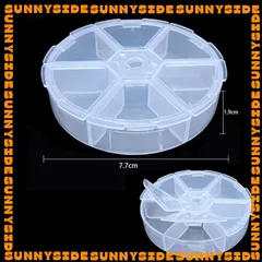 Hộp 6/8 Ngăn Trong Suốt Đựng Hạt Cườm, Đá, Nguyên Liệu Thủ Công DIY Tiện Lợi