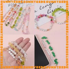 50 Viên Sỏi Thuỷ Tinh Phụ Kiện Xâu Mix Vòng Tay Phong Thủy Nam Nữ Làm Trang Sức Handmade DIY