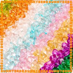 50 Viên Sỏi Thuỷ Tinh Phụ Kiện Xâu Mix Vòng Tay Phong Thủy Nam Nữ Làm Trang Sức Handmade DIY