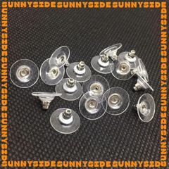5 Cặp (10 Cái) Nút Chốt Khuyên Tai Silicon/Kim Loại Cho Bông Tai, Phụ Kiện Trang Sức Thủ Công, Nguyên Liệu Handmade DIY