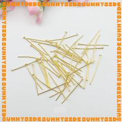 Gói 50 Đinh Xỏ Hạt Đế Bằng Làm Trang Sức Thủ Công Handmade DIY