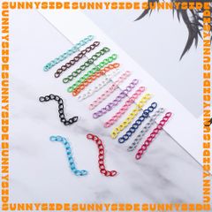 02 Dây Xích Nối Dài Tăng Đơ 5cm Nhiều Màu Sắc Làm Trang Sức Phụ Kiện Handmade DIY