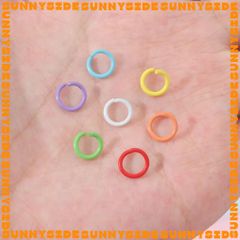 20 Cái Khoen Tròn Nối Vòng Mini Nhiều Màu Sắc Cao Cấp Làm Trang Sức Handmade DIY