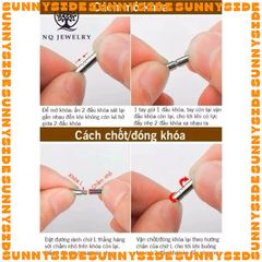 [KHÓA CHỮ L] Dây Chuyền Dây Sáp Bóng Đeo Cổ Trơn Chốt Khóa Inox Thép Không Gỉ Cao Cấp