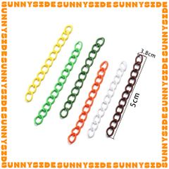 02 Dây Xích Nối Dài Tăng Đơ 5cm Nhiều Màu Sắc Làm Trang Sức Phụ Kiện Handmade DIY