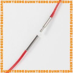 [KHÓA CHỮ L] Dây Chuyền Dây Sáp Bóng Đeo Cổ Trơn Chốt Khóa Inox Thép Không Gỉ Cao Cấp