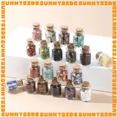 Lọ Đá Vụn Thạch Anh Mini Dùng Thanh Tẩy, Trang Trí, Sưu Tầm, Chiêu Tài Lộc, Thiền Định