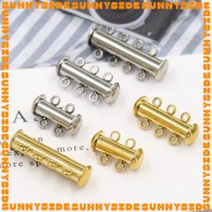 Móc Khoá Nam Châm Ống Dài Mạ Vàng 14K Cao Cấp Làm Trang Sức Handmade DIY