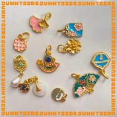 Charm Treo Mặt Dây Chuyền Làm Vòng Tay Trang Trí Chìa Khóa Thú Cưng Phụ Kiện Hanndmade DIY
