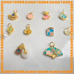 Charm Treo Mặt Dây Chuyền Làm Vòng Tay Trang Trí Chìa Khóa Thú Cưng Phụ Kiện Hanndmade DIY