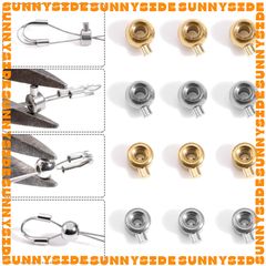 Khoá Bấm Định Vị Mạ Vàng 18K Cao Cấp Khoá Cài Định Vị Dây Chuyền Vòng Tay Bông Tai Làm Trang Sức Handmade DIY