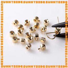 Khoá Bấm Định Vị Mạ Vàng 18K Cao Cấp Khoá Cài Định Vị Dây Chuyền Vòng Tay Bông Tai Làm Trang Sức Handmade DIY