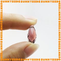 10 Viên Pha Lê Hình Thoi Lỗ Ngang Loại 1 Dùng Đính Kết Làm Phụ Kiện Trang Sức Handmade DIY