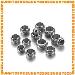 50 Hạt Bi Bóp Bi Chặn Inox Thép Không Gỉ Cao Cấp Kẹp Cố Định Xỏ Vòng Làm Trang Sức Handmade DIY
