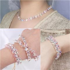 10 Viên Pha Lê Giọt Nước Lỗ Ngang Loại 1 Dùng Đính Kết Làm Phụ Kiện Trang Sức Handmade DIY