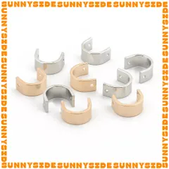 10 Charm Khung Lồng Hạt Hình Bán Nguyệt Đồng Cao Cấp Làm Trang Sức Handmade DIY