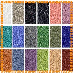 (Màu mới) 2 GRAM HẠT CƯỜM NHẬT MIYUKI DELICA cao cấp Nhật Bản size 11/0 gói 400 hạt - Mã màu 02