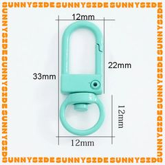 Gói 2 Móc Khoá Xoay Càng Tôm Nhiều Màu Sắc Khoen Đóng Mở Dùng Làm Móc Khóa / Túi Xách DIY