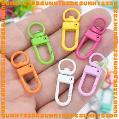 Gói 2 Móc Khoá Xoay Càng Tôm Nhiều Màu Sắc Khoen Đóng Mở Dùng Làm Móc Khóa / Túi Xách DIY