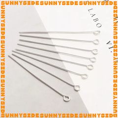 50 Đinh Xỏ Hạt Đế Tròn Làm Trang Sức Thủ Công Handmade DIY