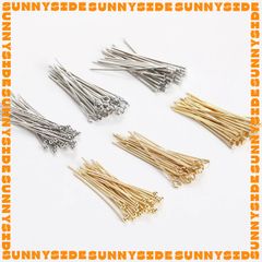 20 Cây Đinh Bằng Thép Không Gỉ Mạ Vàng Cao Cấp Chữ T, Số 9, Đinh Kim Dùng Làm Trang Sức Handmade DIY