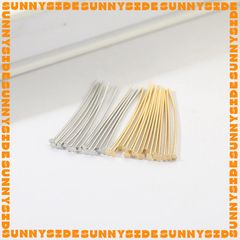 20 Cây Đinh Bằng Thép Không Gỉ Mạ Vàng Cao Cấp Chữ T, Số 9, Đinh Kim Dùng Làm Trang Sức Handmade DIY
