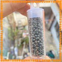 2 gram HẠT CƯỜM PRECIOSA Cao Cấp Séc Size 3mm 8/0 Gói ~42 Hạt Mã Màu Picasso Độc Đáo Làm Trang Sức Cườm Handmade DIY
