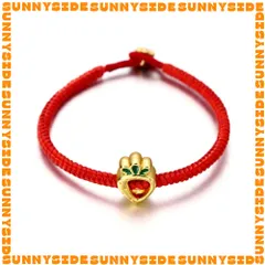 Gói 5 Hạt Phụ Kiện Hạt Charm Xỏ Lỗ Hình Trái Cây Vàng Độc Đáo Làm Dây Chuyện Vòng Tay Làm Trang Sức Handmade DIY