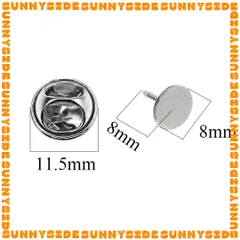 Gói 50 Ghim Cài Áo Hình Bướm Làm Trang Sức Phụ Kiện Handmade DIY