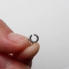 [INOX] 01 Khoá Lò Xo Tròn Mini Thép Không Gỉ 304 Inox, Móc Khoá Tròn Cao Cấp Làm Trang Sức Handmade DIY