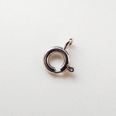 [INOX] 01 Khoá Lò Xo Tròn Mini Thép Không Gỉ 304 Inox, Móc Khoá Tròn Cao Cấp Làm Trang Sức Handmade DIY